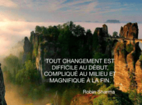 Quand on plante des carottes, on récolte des carottes. Ce n'est pas en ne changeant rien que les choses peuvent s'améliorer. Alors ne serait-ce pas le moment de changer notre mode de vie ?