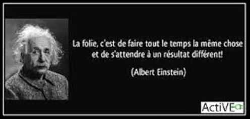 Reprendre la vie d'avant serait de la pure folie.